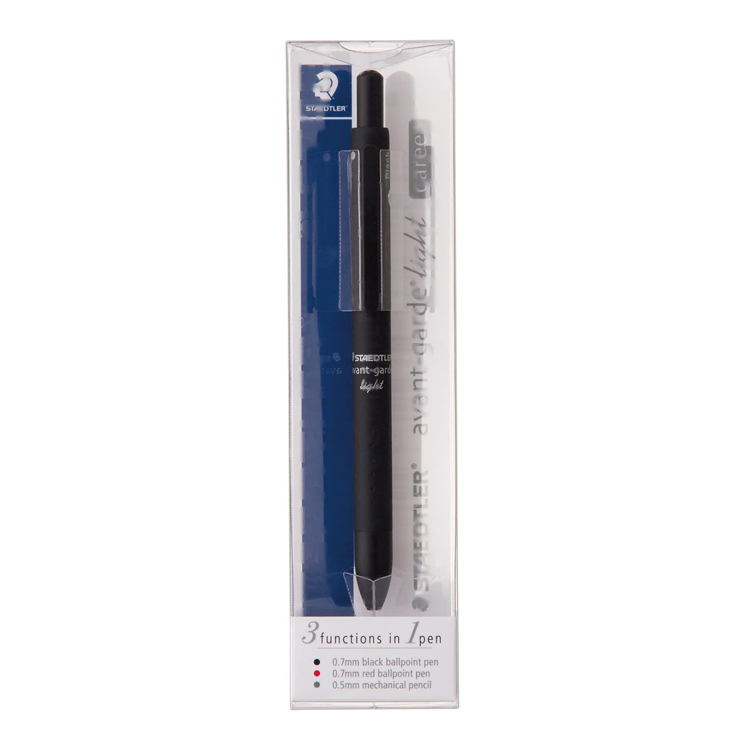 STAEDTLER 927AGL-MB Avant Garde Light Carrier Blast Stylo multifonction Noir