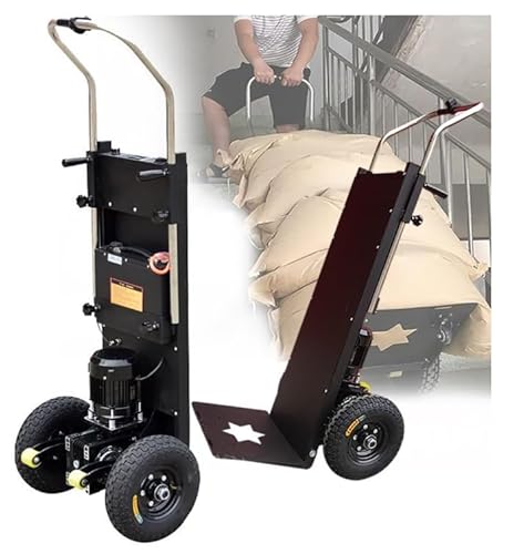 Carro Eléctrico para Subir Escaleras,Carros para Subir Escaleras con Carga,Carretilla para Subir Escaleras Eléctrica Portátil,Mover Muebles, Equipos Pesados, Materiales De Construcción A