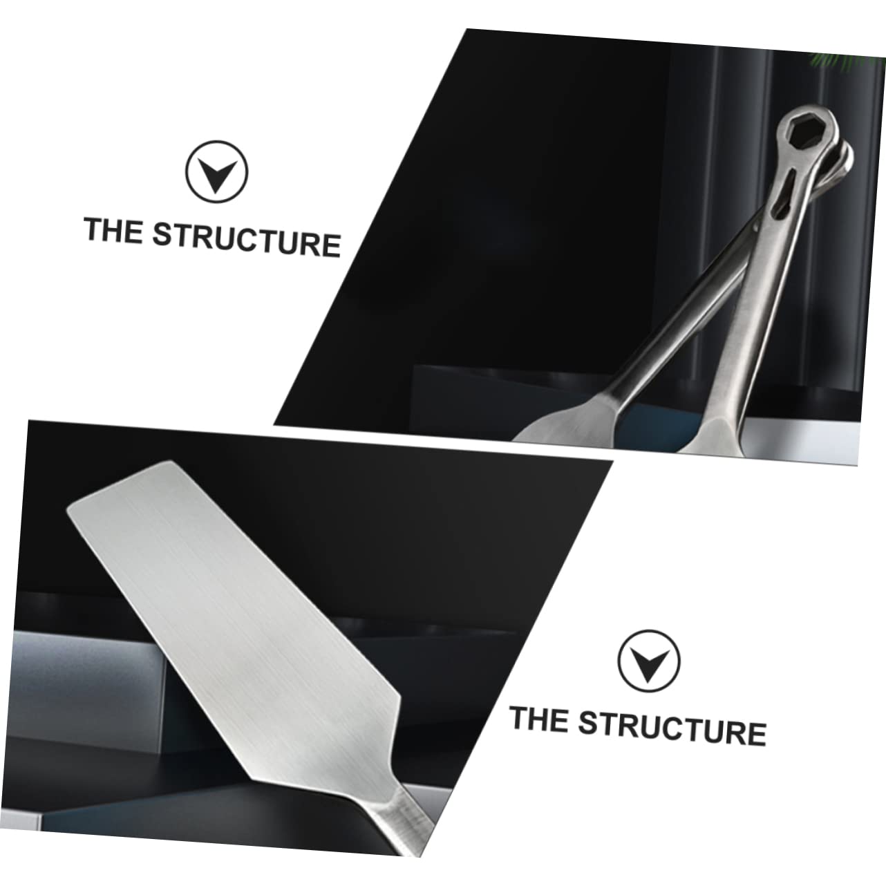 HOMSFOU Multi- Espátula De Inoxidable Para Albañilería Cuchilla Para y Revestimientos Herramienta De Construcción Diseño De Mango Ergonómico Para Reparaciones y Acabados Paredes