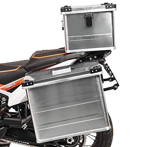 Alu Koffer 45-45L Topcase 36L Kompatibel mit Ducati Scrambler Desert Sled