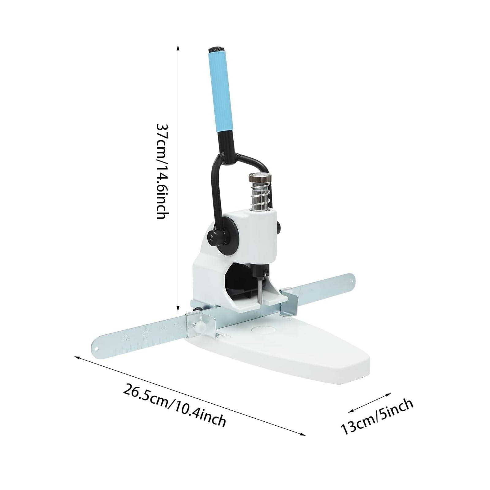 Papierlocher, Einlocher mit Griff for Kinder und Erwachsene, Handkreisstanzer for Papierbasteleien im Büro, Klassenzimmer, 5-mm-Bohrer