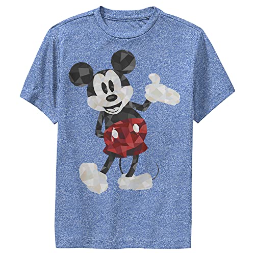 T-shirt Mickey Disney garçon vêtement sport bleu heather taille L
