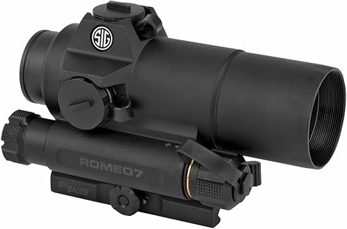 Miniatura 3 de Sig Sauer ROMEO7 0.039x1.181 in Aluminio Durable Impermeable Niebla Cerrado Tamaño Completo 2 MOA Punto Rojo Mira
