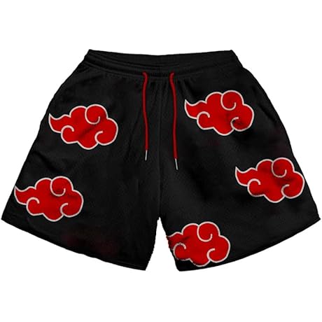 Naruto Workout Clothes: Rulercosplay Anime Swim Trunks