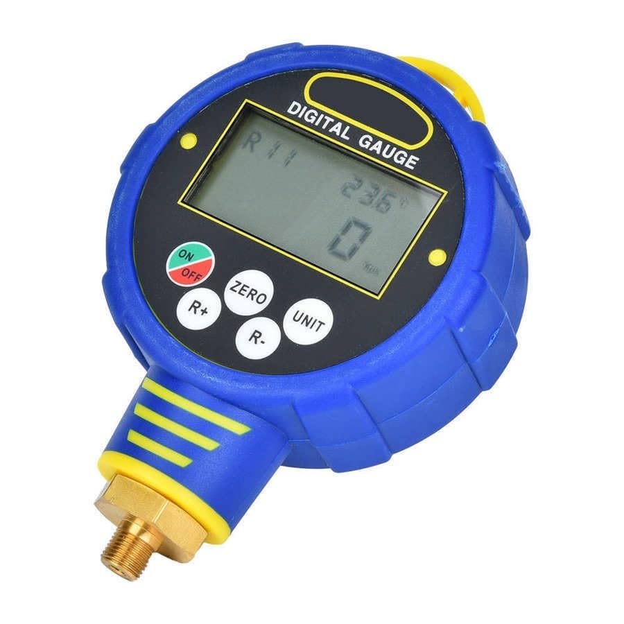 Manometer Wasser Digital-Luftdruck-Inflatorlehre 1/8in NPT 10M. PA-Tester Inflationsüberwachung 100bar Klimaanlage Kältemittelwerkzeug Wasserdruckmesser
