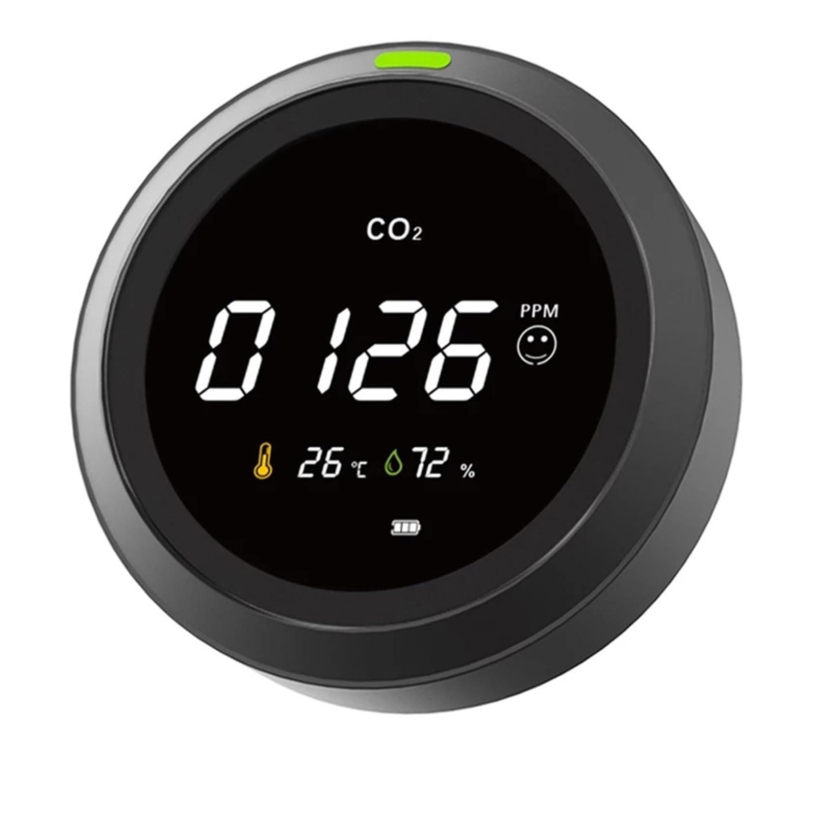 Contador de partículas de aire Medidor de CO2, Sensor de CO2, Detector de CO2 multifuncional, electrodoméstico, carga USB, Monitor de calidad del aire, Analizador de calidad del aire Monitoreo de la c