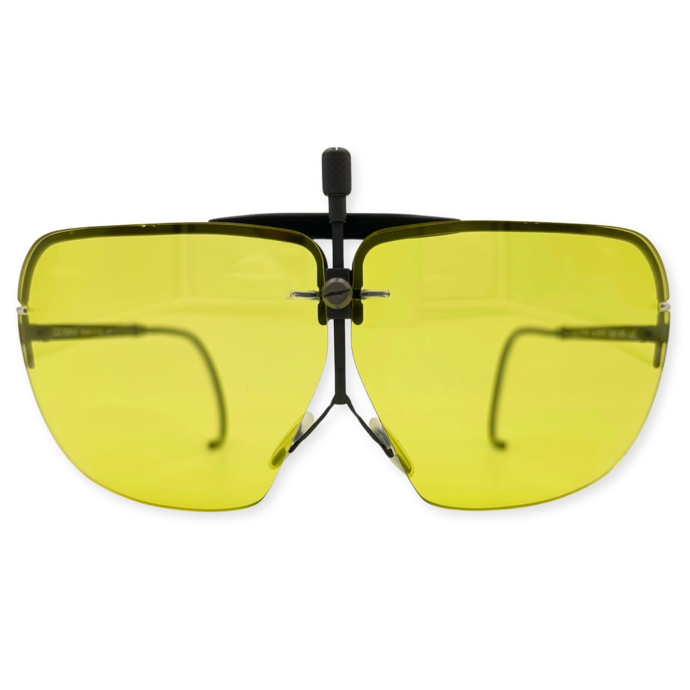 Occhiali da Tiro e Poligono Sportivo mod. Roma con Lenti Colorate GIALLE Intercambiabili Alta Prestazione Made In Italy