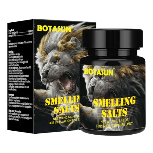 BOTASUN Smelling Salts - Powerful Salts for Athletes in Hockey, Weightlifting & Powerlifting |