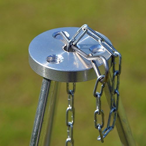 YUEWO Outdoor Mini Camping Picnic BBQ Cooking Tripod Bonfire Camp Fire Dutch Oven Pot Pan Holder