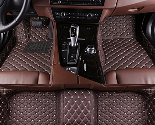  Per Fiat Per Bravo 2008 2009 2010 2011 2012 Personalizzato Tappetini Auto Auto Rilievi Del Piede Automobile Tappeto Di Copertura Auto Tappetini Abitacolo(Dark-Brown)
