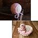 Newborn Mohair Bonnet, Photography Prop (Pink)