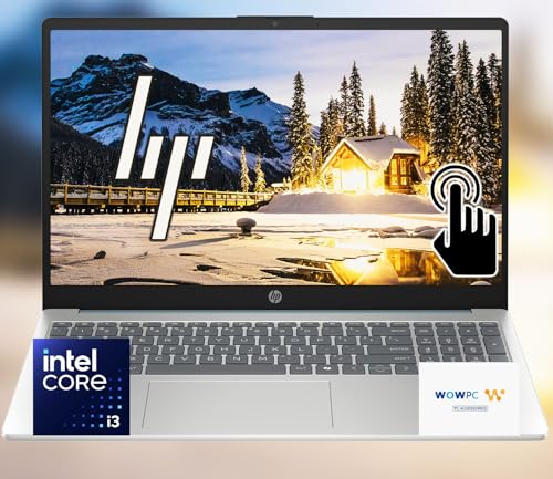 Image of HP Pavilion Laptop, 15.6 inch FHD Touchscreen, Intel i3-N305, 32GB RAM 4TB PCIe SSD, Win 11 Pro, WiFi 6, FHD Audio, Anti-Glare, Up to 10.25 Hrs Use, HD Camera, w /WOWPC Recovery USB