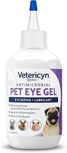 Miniatura 3 de Vetericyn Plus Pet Eye Gel  Ungüento para ojos de perro y gato alternativa para lubricar y aliviar irritaciones y abrasiones oculares, reducir los