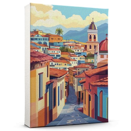 Cuencas Poster Print, Ecuador Poster Wall Art, Cuencas Decor Travel Poster, Ecuador Travel Gift, Housewarming Gift - 99AZ351