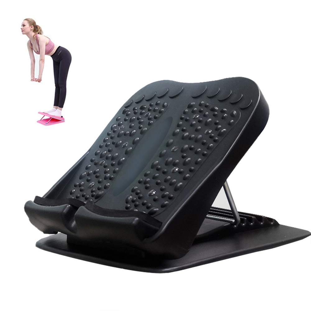 YGMXZLYoga Adjustable Slant Board,Home Leg stretch plate Ankle Incline Board Leg Exercise Foot Calf Stretcher,For Muscle Calf Stretch Fitness Sports