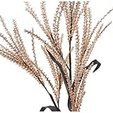Rosa DRW Set de 6 varas con 3 Ramas con Flores de Goma Eva y Papel en Rosa 124cm