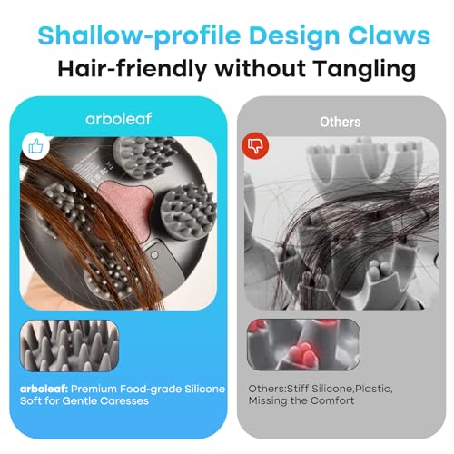 Image of arboleaf Scalp Massager Rechargeable Head Massager Scalp Stress Relax
