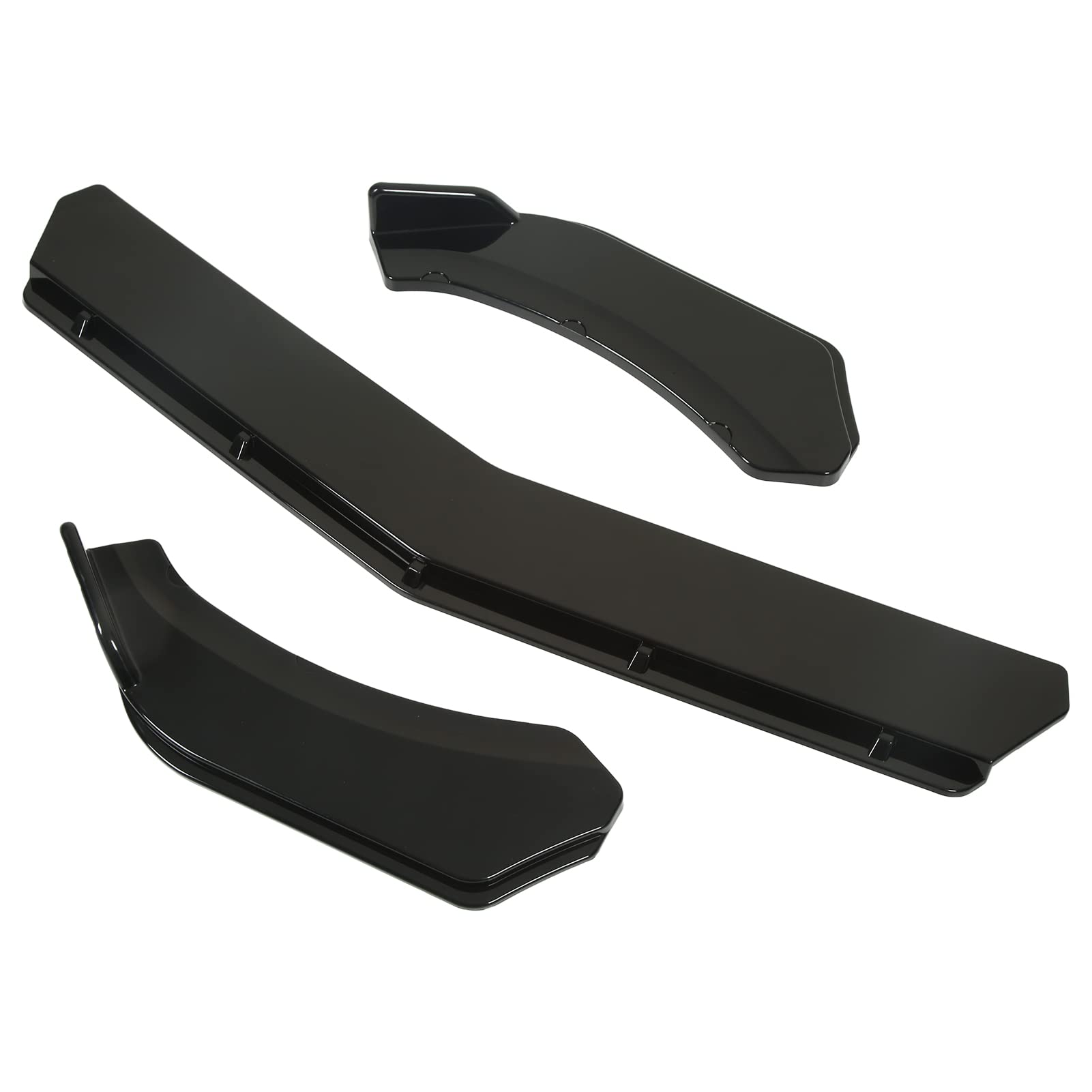 3 szt. Przedni zderzak LiP Chin Spoiler Regulacja Scratch ABS do samochodu