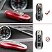 Remote Key Button Cover Compatible with Porsche, Jaronx Keyless Entry Key Fob Button Center Rubber Protectors Skin Jacket (Compatible with:Porsche Cayenne/Manca)