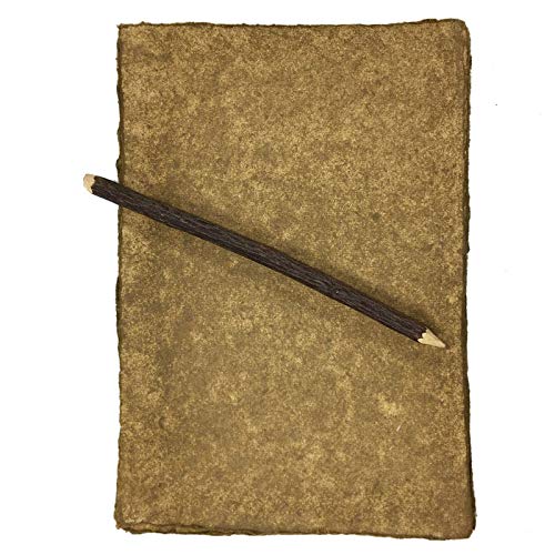 Habiller Vintage Antique Deckle Edge Loose Leaf Sheets for Writing Calligraphy, Printing, Scrapbook Crafts, Map, Certificate, Invitation (Pack of 50 Sheets) (HPDV-502-A4 (8.3 x 11.7)-50)