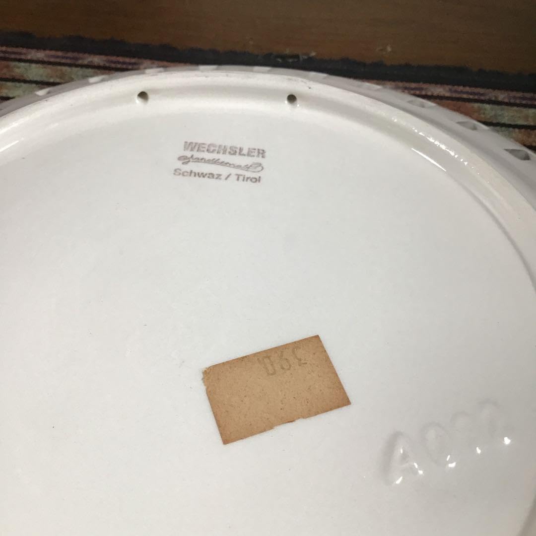 WECHSLER Tirol 1950年代のオーストリア　飾り皿　大皿　皿立て Amazon.co.jp: WECHSLER Tirol 1950年代のオーストリア 飾り皿