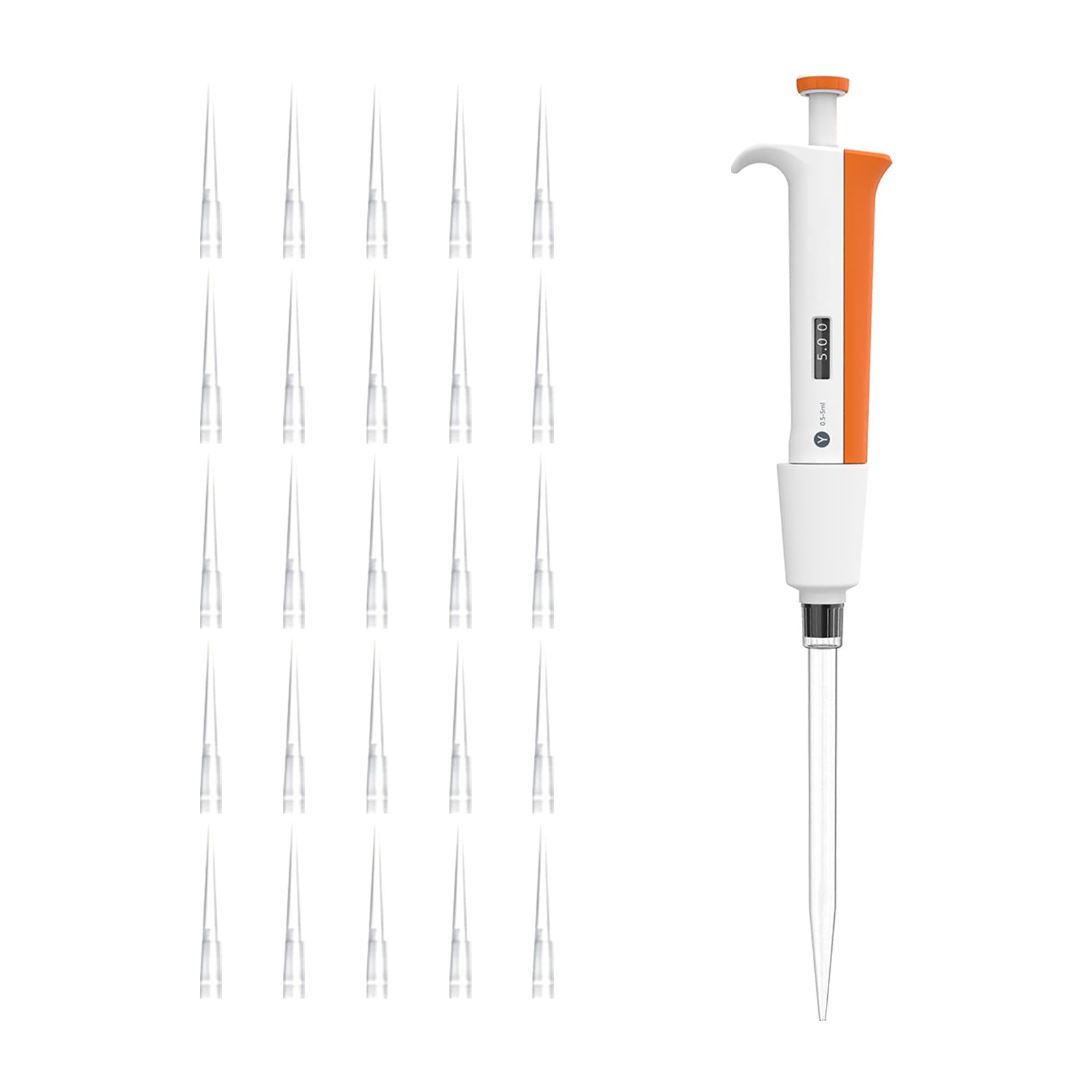 Einkanalpipette, verstellbare ABS Pipette für wissenschaftliche Experimente und Biologie Chemie Labor, verstellbare Kapazität für Labor