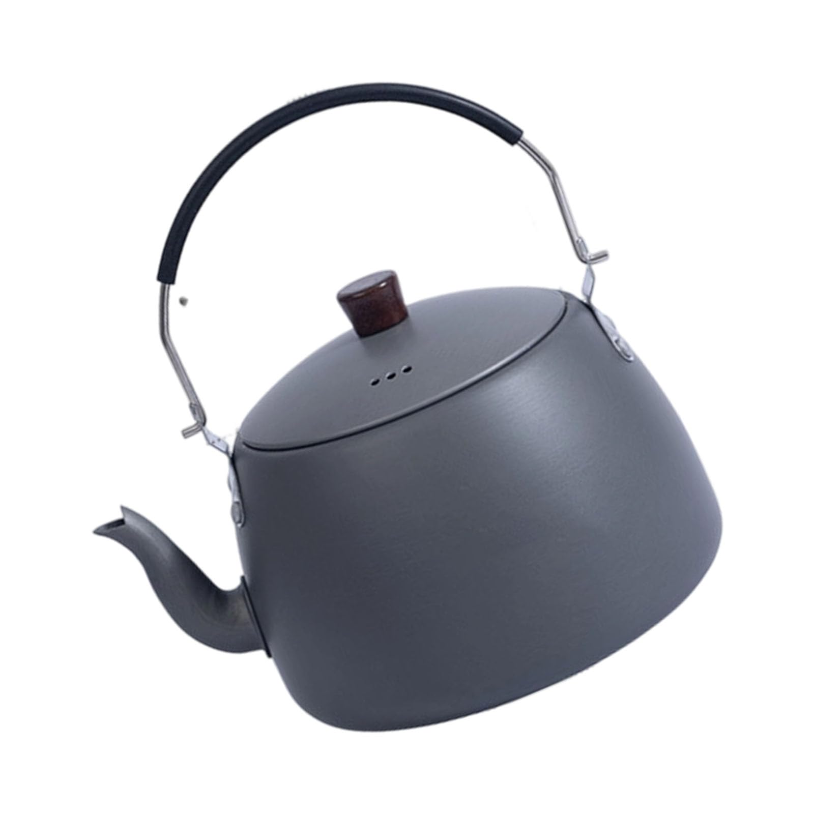 Tsophreniq Portable Alumina Coffee Kettle Fast Heating Design Water Boiler Travel Kettle Metal Texture Great for Outdoor Activity Portable Coffee Jar