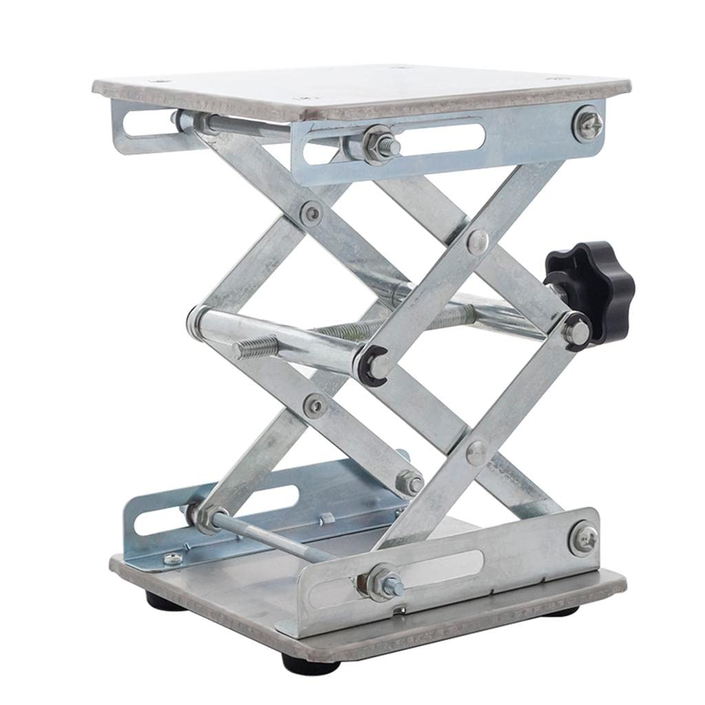 RC Car de Mantenimiento Soporte Elevador Acero Inoxidable Estructura Giratoria Manual Adecuado para Coches RC Y Espacios de Trabajo, Grande
