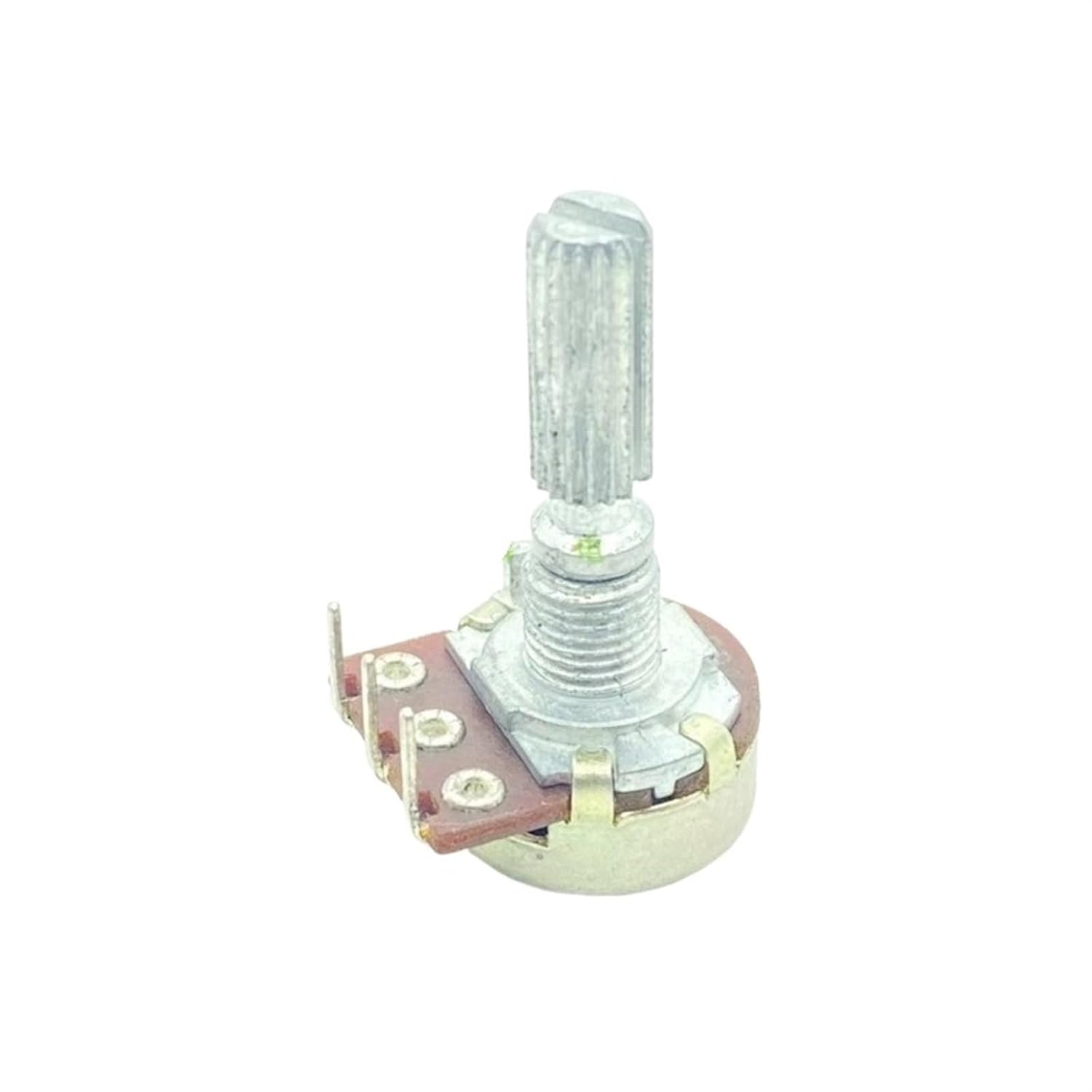 5Pcs/Lot 16 Type B5K Internal Bent Foot 3-pin Single Power Amplifier Speaker Volume Adjustment Potentiometer 25mm Shaft Length