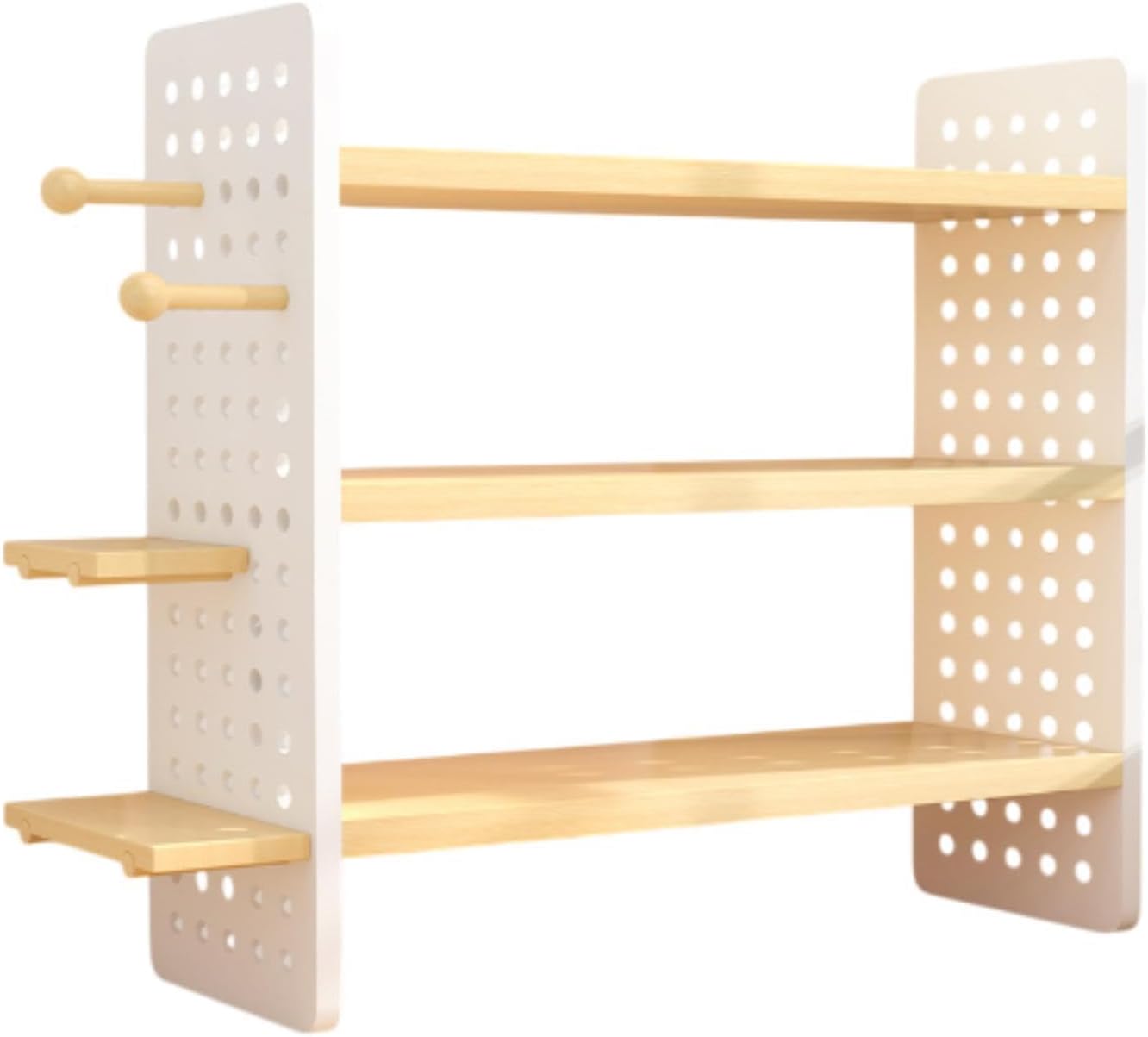 Wooden Desk Hutch with and Accessories for Office Storage, 40x20x60CM