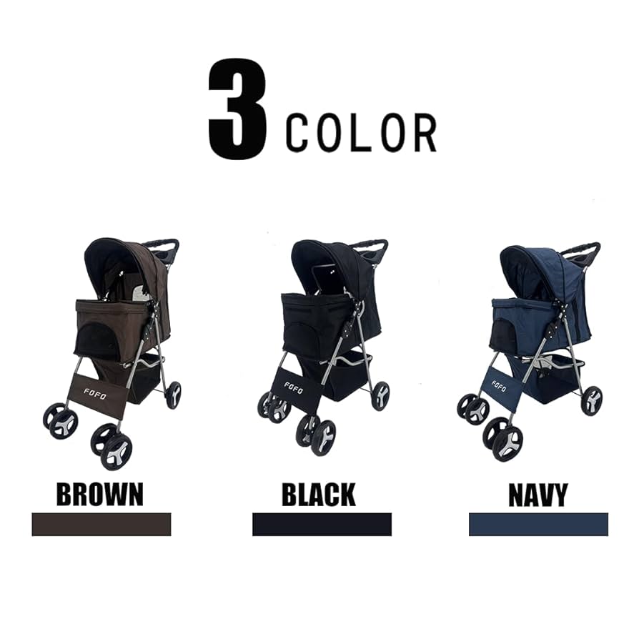 Amazon.co.jp: FOFO (フォフォ) ペットカート 軽量 犬カート