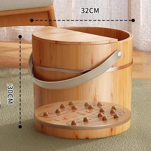 Banera de Madera para Pies con Masajeador y Tapa miniatura 7