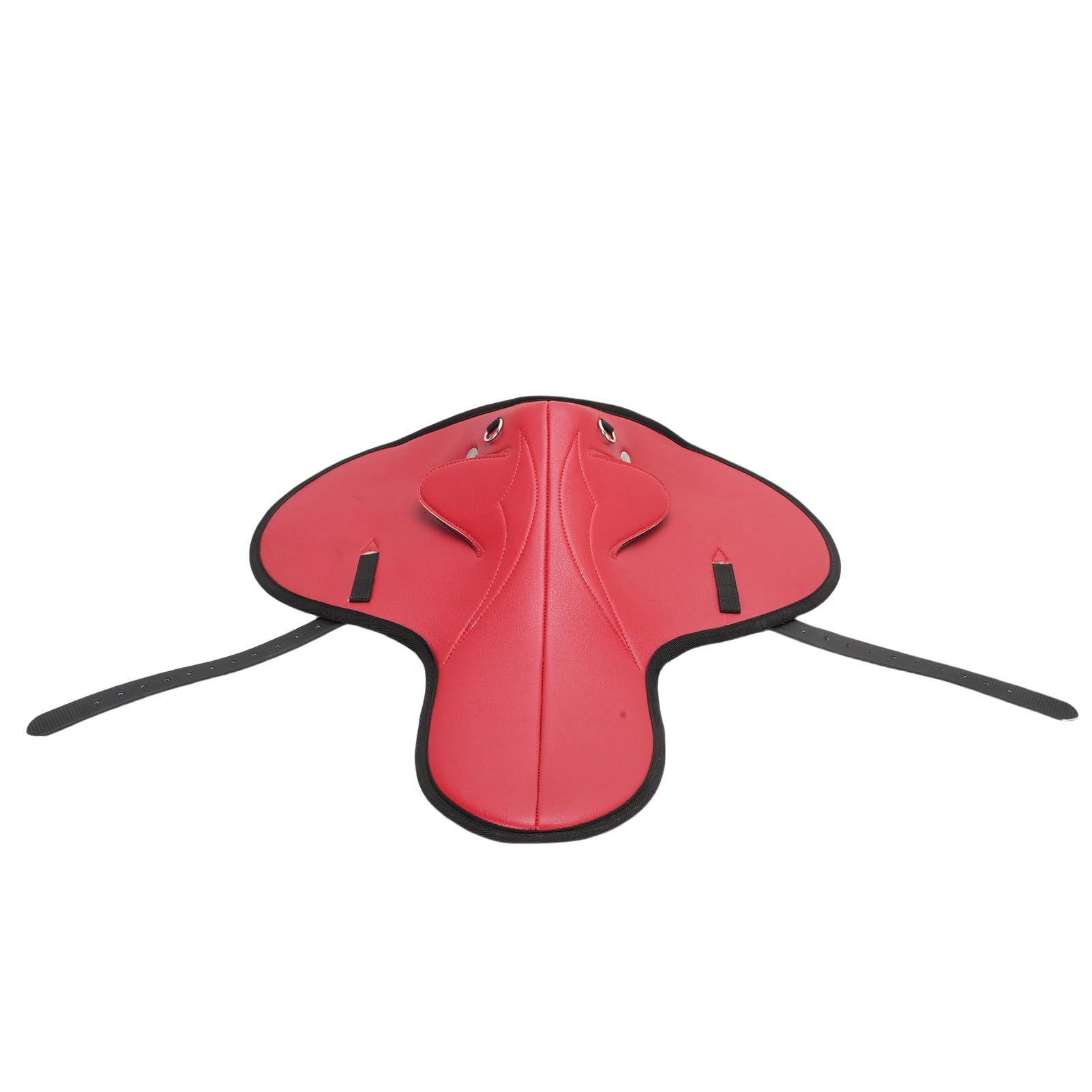 Topiky Almohadilla para Silla de Montar de Caballo, Cojín Protector Cómodo, Antideslizante, Amortiguador, Color Rojo, 18,9 X 18,9 Pulgadas, para Eventos de Equitación