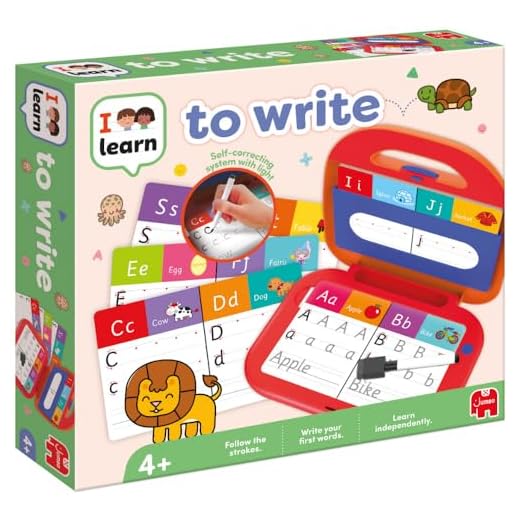 I Learn to Write – Learning & Writing Games for Kids - Improves Dexterity, Hand Eye Coordination, Vocabulary Skills & Fine Motor Skills - 94 Exercises, 5 Levels & Carry Case - Age 4 Years Plus - Jumbo