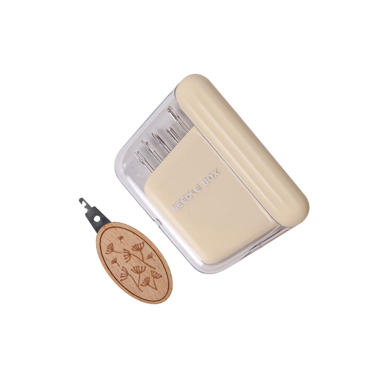 of 10Pcs Hand Sewing Needle for Quilting and Embroidery with Holder Storage Case and Threader Sewing