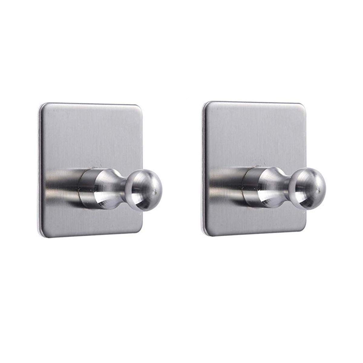 See full amazon price history chart for Queenly Towel Hooks Heavy Duty, Self-Adhesive Hooks Wall Hanger with Brushed Stainless Steel Stick on Bathroom Shower Kitchen Door Ideal for Robes, Hats, Clothes, Bags (J - Silver Pack of 2) Queenly Towel Hooks Heavy Duty, Self-Adhesive Hooks Wall Hanger with Brushed Stainless Steel Stick on Bathroom Shower Kitchen Door Ideal for Robes, Hats, Clothes, Bags (J - Silver Pack of 2) (B0852ZD33C) Amazon Price History, Amazon Price Tracker