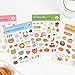 Produktbild Nette Aufkleber Japanisches Essen Tiergesicht Blumenaufkleber Tagebuch Stationäre Reise Scrapbooking Geschenk Girl1 Blatt