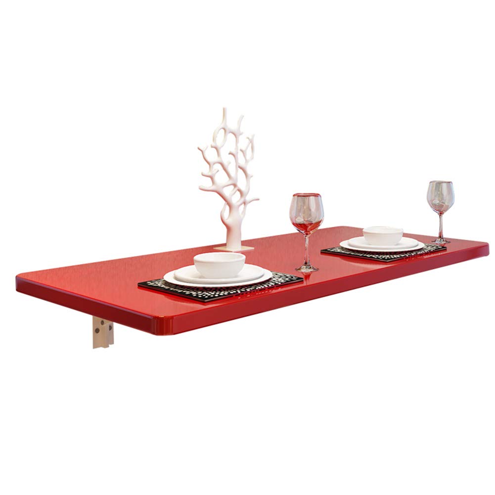 Table à manger suspendue en bois durable supportant jusqu'à 60kg