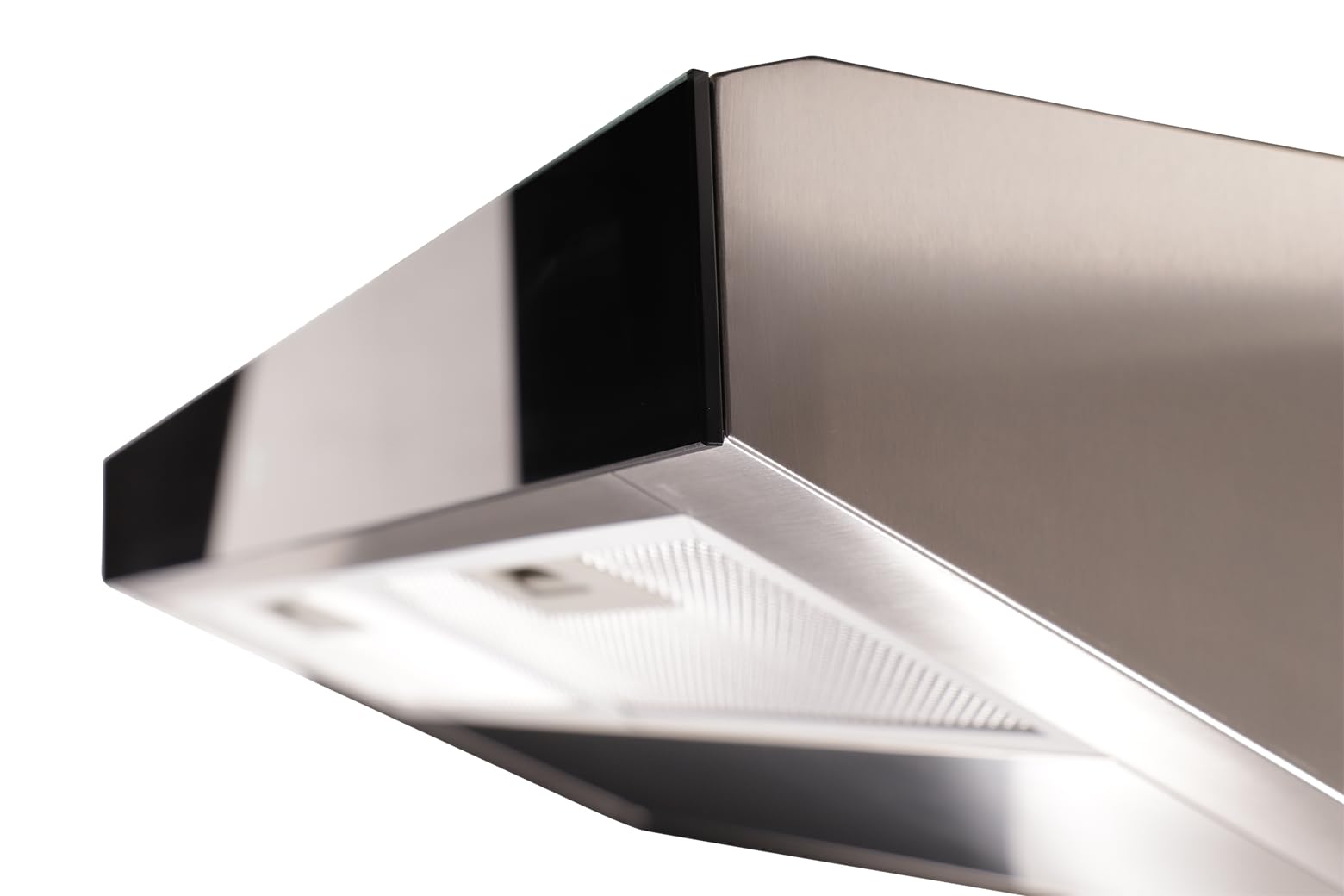 Respekta Sanja Cappa aspirante da incasso/cappa aspirante da incasso 60 cm/struttura in metallo in acciaio inox/funzione di ricircolo / CH12060 IX-21 / A+ / 55 – 64 dB