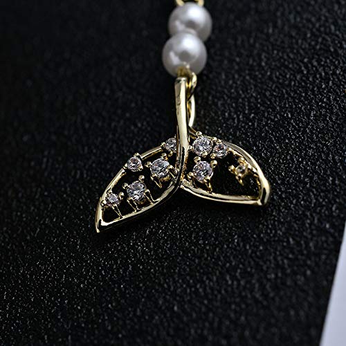 Perle boucles d'oreilles argent 925 style sirène Cellacité - 5