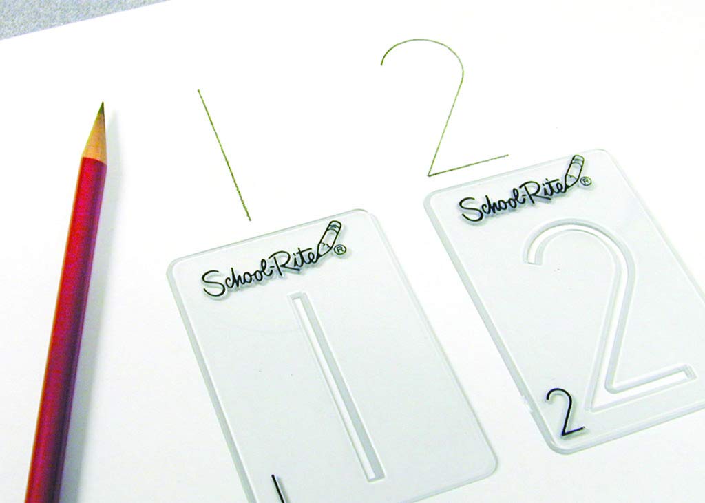 School-Rite Handwriting Instruction Guides, Numbers, (Set of 10)