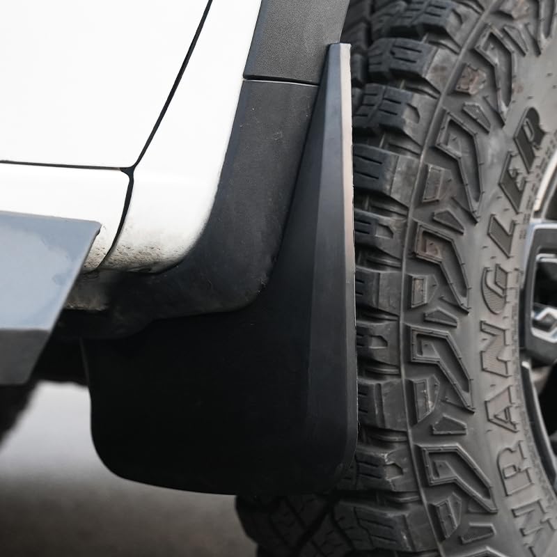 Image of Mud Flaps Splash Guards Compatible with Chevy Silverado ZR2 2023-2025, No-Drilling Mud Guards, Durable Protection Against Mud /Debris, Extended Coverage Wheel Well Protectors (Set of 4)