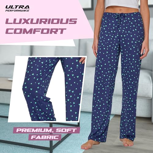 Image of Ultra Performance Pajama Pants Women 3 Pack Soft PJ Lounge Pajama Pants