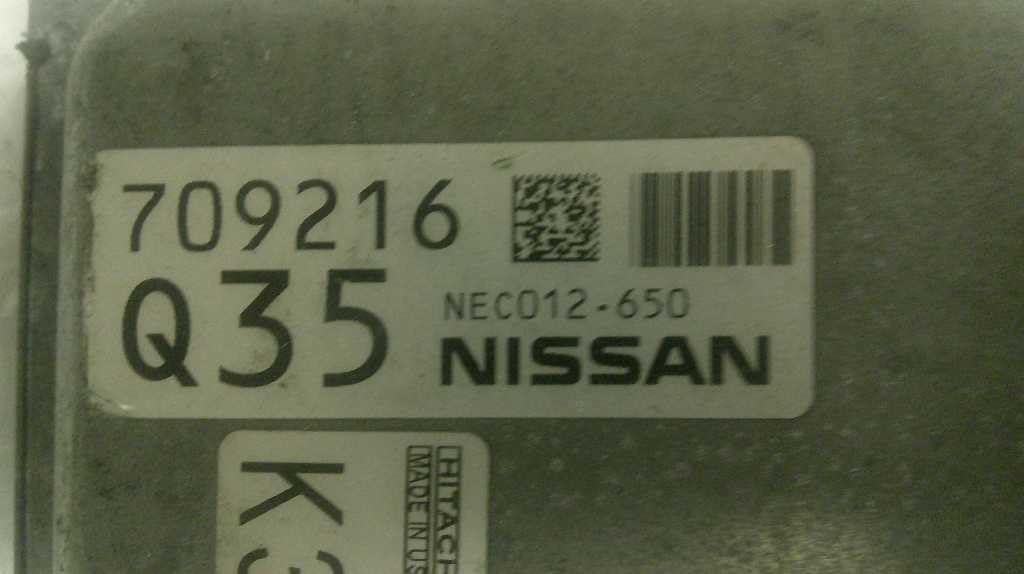 Engine ECM Control Module 2.5L Fits 14-17 Compatible with Nissan Compatible with Rogue NEC012-650 NEC012650