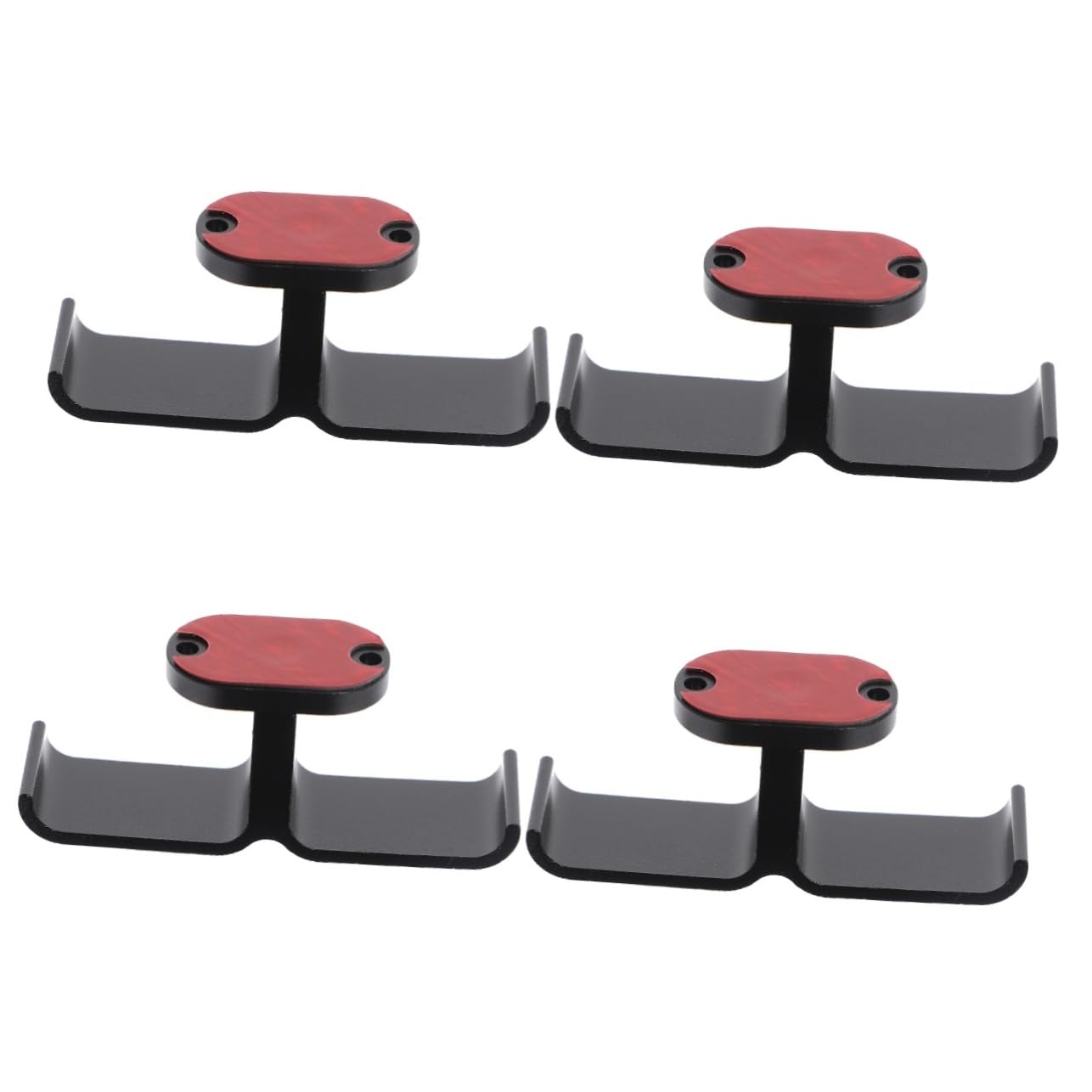 Uonlytech 4pezzi Supporto Per Cuffie Gaming Con Doppio Gancio Montaggio Sotto Scrivania Adesivo o Viti Design Salvaspazio Per Ufficio e Casa