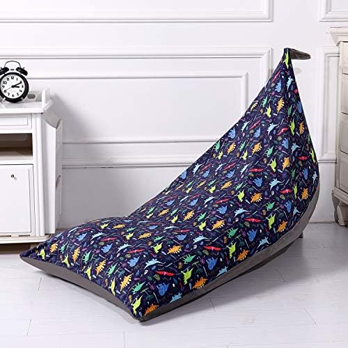Stuffed Animal Bean Bag Chair Kids Toy Storage Organizer Stuffie Seat,Extra Large Cotton Floor Chair Sofa Toy Storage Bean Bag Chair Seat for Kids, Teens and Adults (A)