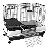 EINFACH ZU REINIGEN: Eine herausnehmbare Schale ist für eine schnelle Reinigung enthalten, so dass Sie eine gesunde Umgebung für Ihr Haustier erhalten können