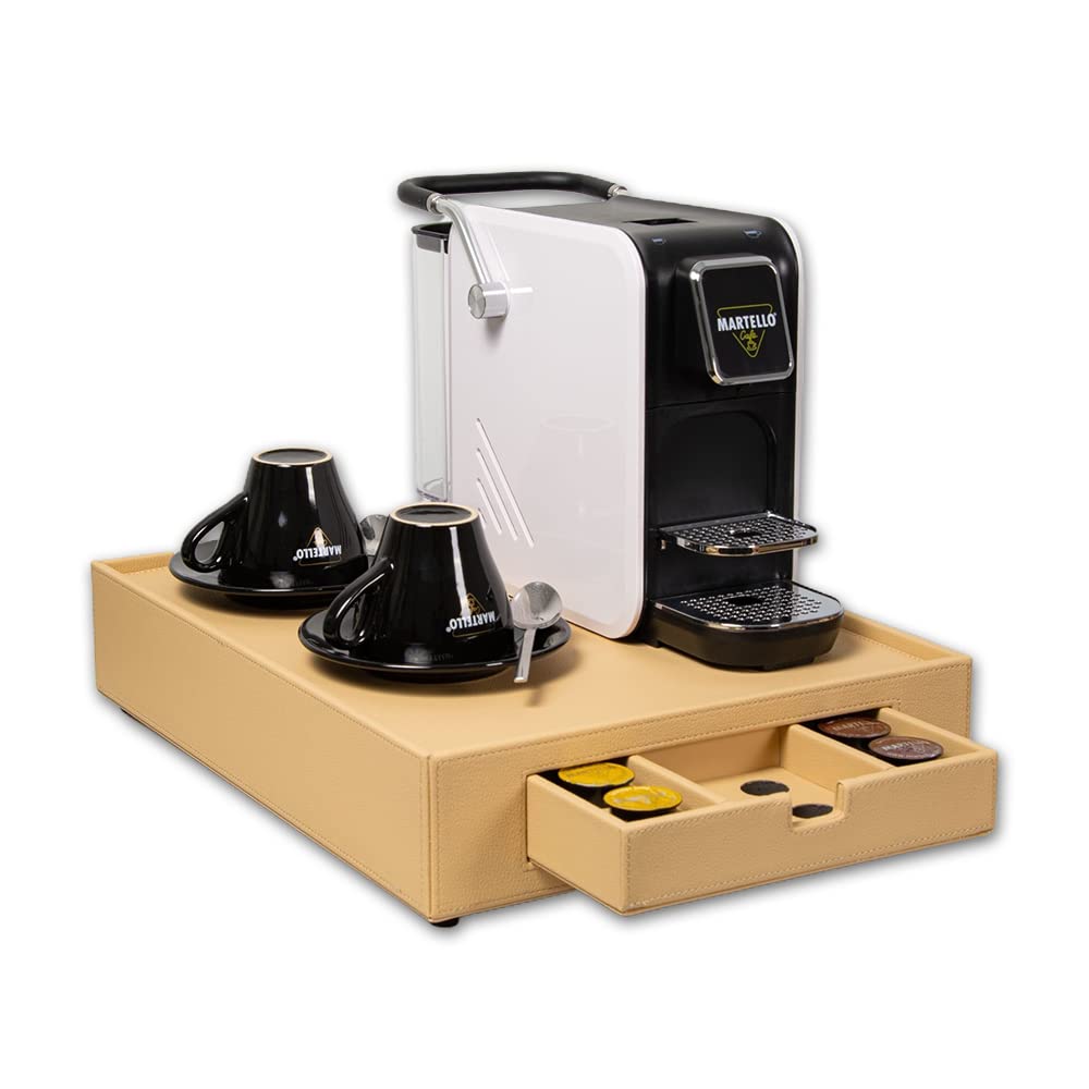 San Siro Hospitality Tray - Light Brown - Large - Suitable for All Standard Nespresso Machines