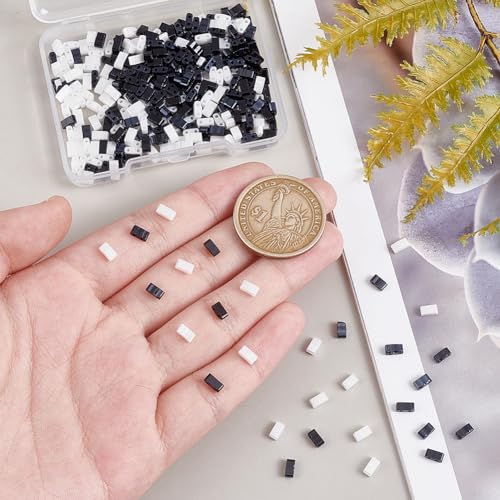 arricraft 300 Pcs 2 Hole Glass Seed Beads - Image 3