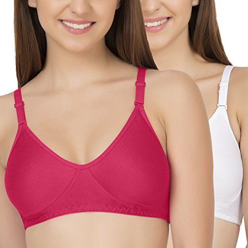 Image of Tweens - Non Padded Cotton Rich Bra - Concealer Side Shaper - Cotton Rich Fabric - Full Coverage, Multiway Straps, Wirefree, Seamless T-Shirt Bra